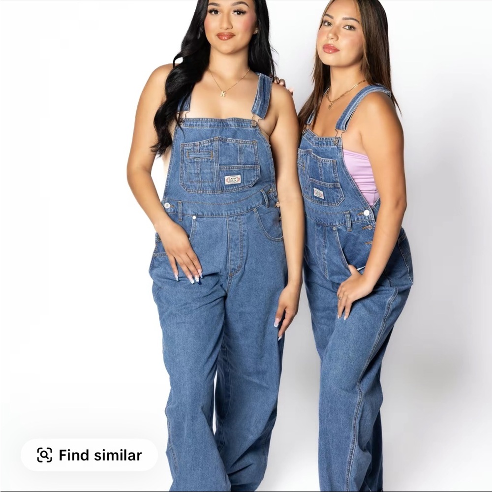 Women's Blue Denim Overalls